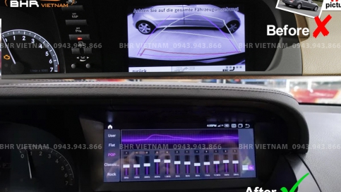 Màn hình DVD Android xe Mercedes S Class W221 (S350, S500, S550) 2005 - 2013 | Màn hình nguyên khối Flycar